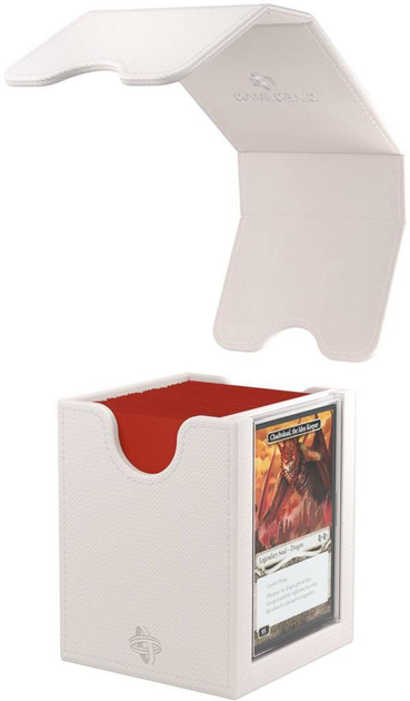 Коробка для карток Gamegenic TCG Deck Box Squire Plus XL на 100+ предметів Біла (4251715416594) - зображення 4