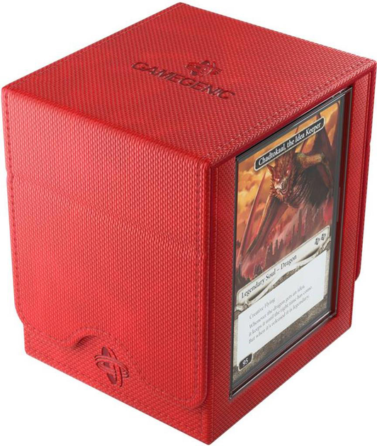 Коробка для карток Gamegenic TCG Deck Box Squire Plus XL на 100+ предметів Червона (4251715416570) - зображення 4