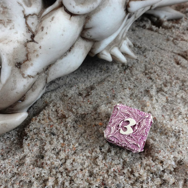 Набір кісток Q-Workshop Dracopolis Dice Kit Перо-крильця Юкатана 7 деталей (5907699497065) - зображення 4