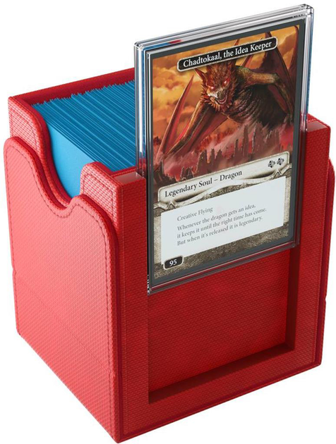 Коробка для карток Gamegenic TCG Deck Box Squire Plus XL на 100+ предметів Червона (4251715416570) - зображення 7
