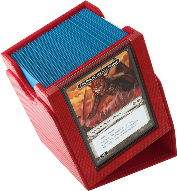 Коробка для карток Gamegenic TCG Deck Box Squire Plus XL на 100+ предметів Червона (4251715416570) - зображення 10