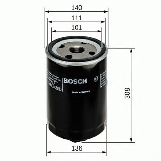 Масляный фильтр Bosch (0 451 104 013) - изображение 1