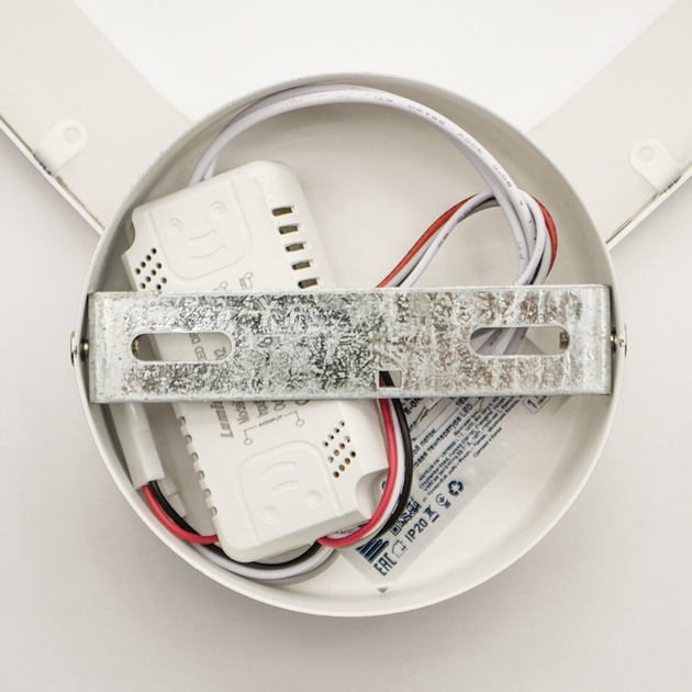 Світильник світлодіодний настінний, LED бра LUMINARIA TETRA 24W S250 ON / OFF WHITE 220V IP20 - зображення 7