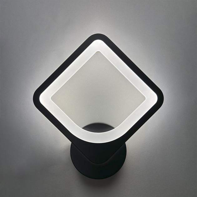 Светильник светодиодный настенный, LED бра LUMINARIA TETRA 24W S250 ON/OFF BLACK 220V IP20 - изображение 2