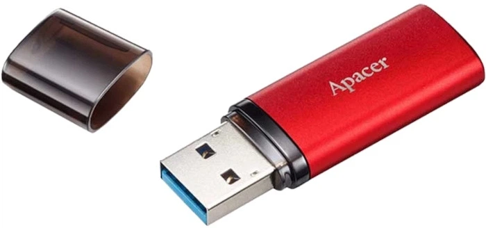 Флеш память USB Apacer AH25B 64GB USB 3.2 Gen1 Red (AP64GAH25BR-1