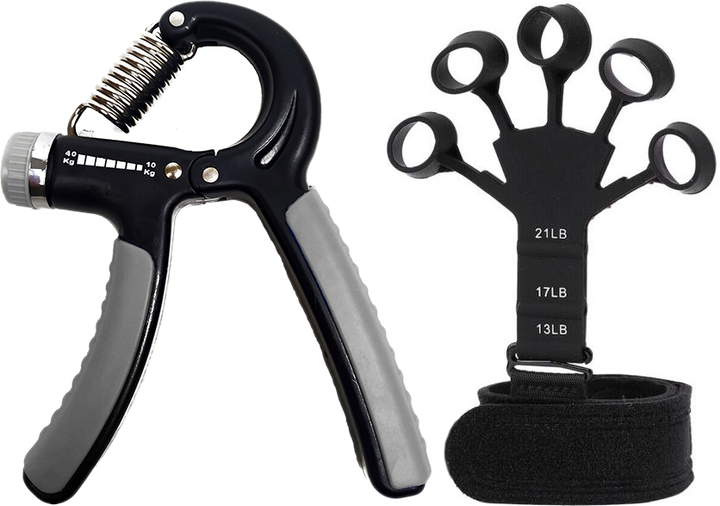 Набор Эспандер кистевой EasyFit Hand Grip 10-40 кг для рук с ...