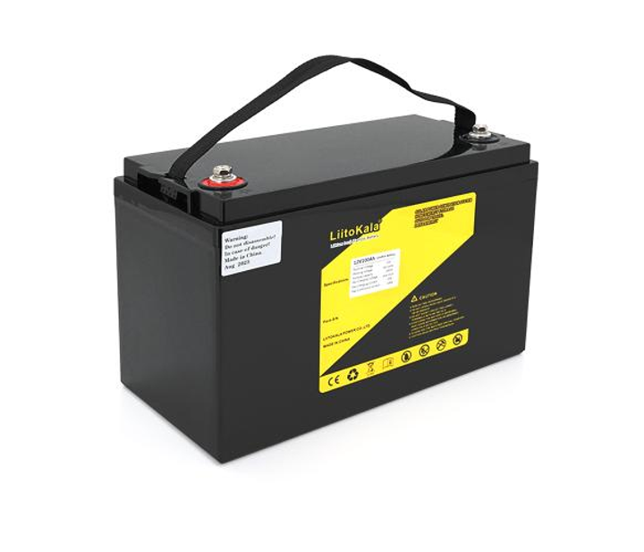Литий-железо-фосфатный аккумулятор LiitoKala LiFePO4 12V 100AH,(330x173x220), 10,3kg до 5000 циклов - изображение 1