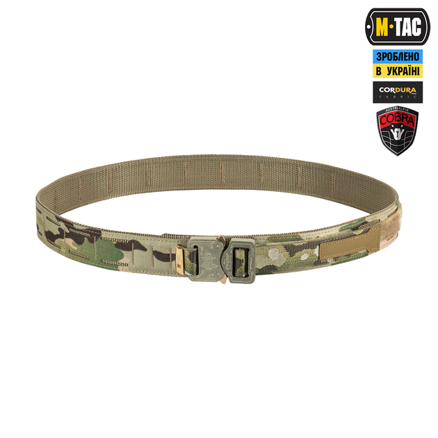 Ремінь M-Tac Cobra Buckle Tactical Belt Laser Cut Multicam 3XL 10263008-3XL - зображення 1