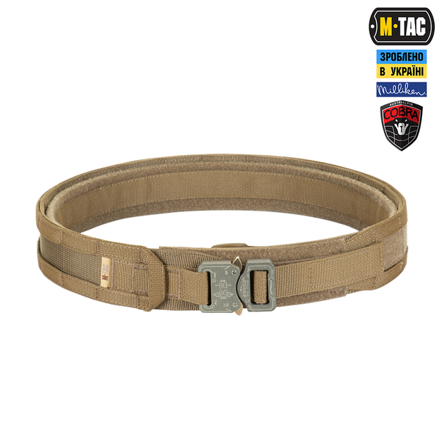 Ремінь M-Tac Range Belt Cobra Buckle Gen.IV Coyote M/L 12226005-M/L - зображення 1