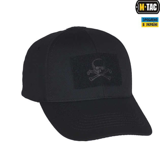 Бейсболка тактична M-Tac Flex Pirate Skull Black L/XL 40515002-59-61 - зображення 1