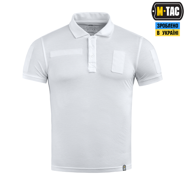 Поло тактичне M-Tac White (M) 65/35 80014036-M - изображение 2