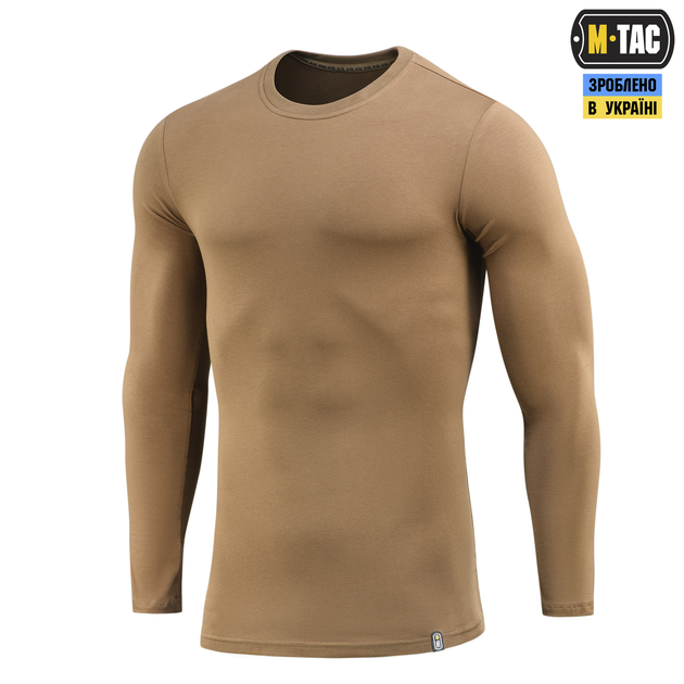 Футболка довгий рукав M-Tac Coyote Brown (2XL) 93/7 20067017-2XL - изображение 1