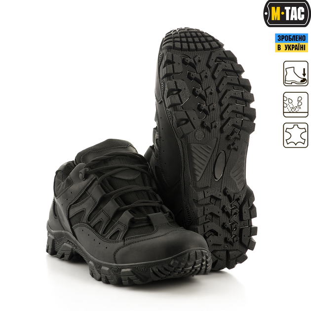 Кросівки тактичні M-Tac Leopard Winter Black 39 30210002-39 - зображення 1