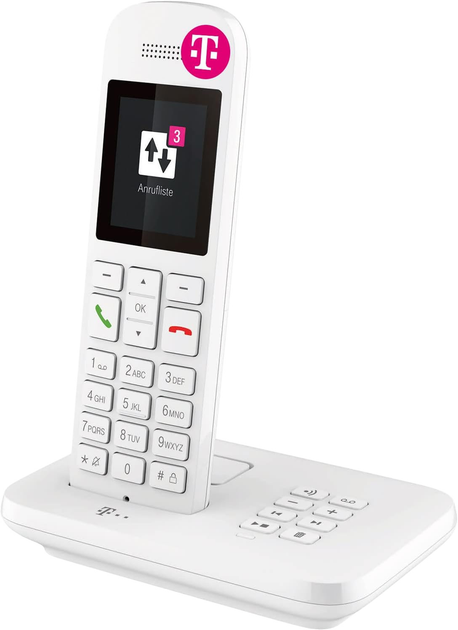 Telefon IP Telekom Sinus A12 White (40823659) - obraz 1