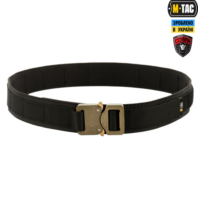 Ремінь M-Tac Cobra Buckle Tactical Belt Black XL/2XL 10126002-XL/2XL - зображення 1