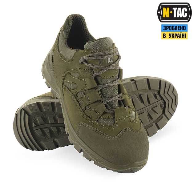 Кросівки тактичні M-Tac Leopard Wide Olive II R 44 30205701-44 - зображення 1