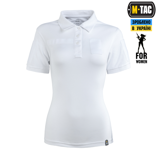 Поло тактичне M-Tac Lady White (XL) 65/35 80027036-XL - изображение 2