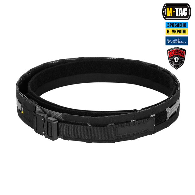 Ремінь M-Tac Tiger Belt Cobra Buckle Black 3XL 10258002-3XL - зображення 2