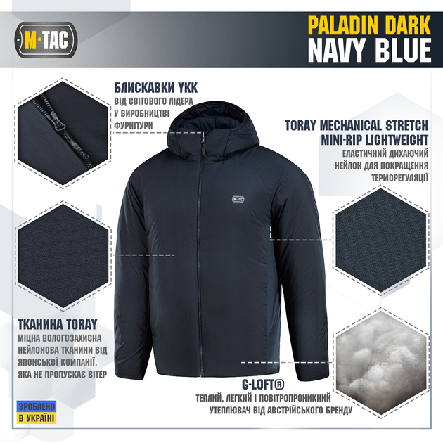 Куртка M-Tac Paladin Dark Navy Blue 3XL 20471015-3XL - зображення 2