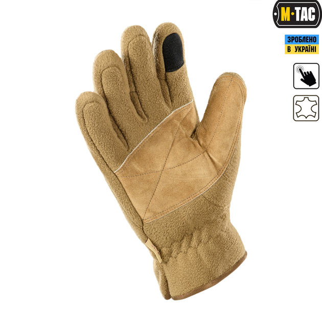 Рукавички M-Tac Winter Tan (XL) Windblock 295 90004005-XL - изображение 2