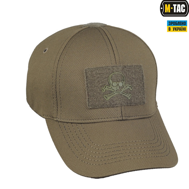 Бейсболка M-Tac Flex Pirate Skull Olive S/M 40515001-57-58 - зображення 1