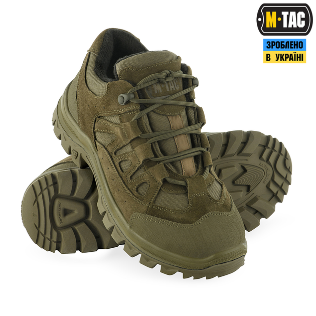 Кросівки тактичні M-Tac Leopard Winter Gen.II Ranger Green R 45 30210923-45 - зображення 1