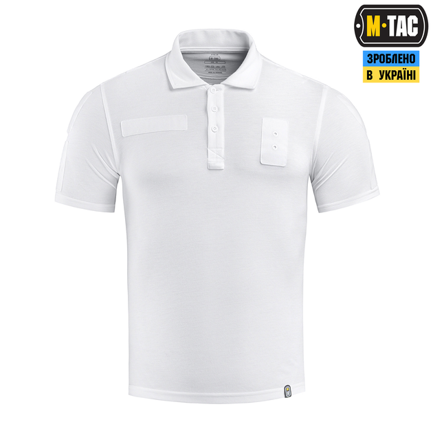 Поло Поліція M-Tac White (3XL) 65/35 80029036-3XL - зображення 2