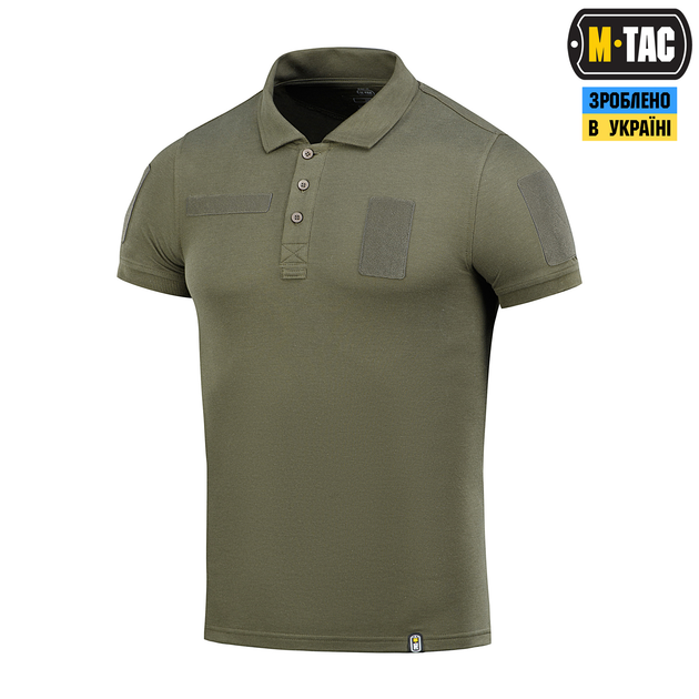 Поло тактичне M-Tac Army Olive (6XL) 65/35 80014062-6XL - зображення 1