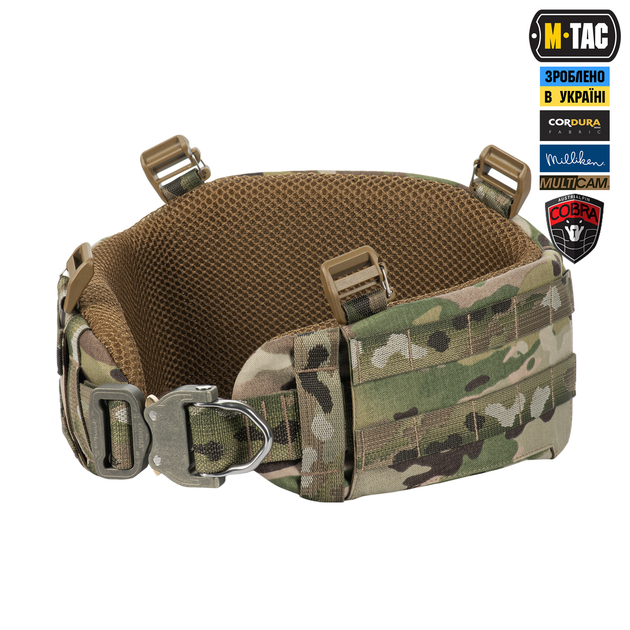 Пояс тактичний M-Tac War Belt Tegris D-Ring Cobra Multicam (3XL) ARMOR 10343008-3XL - зображення 1