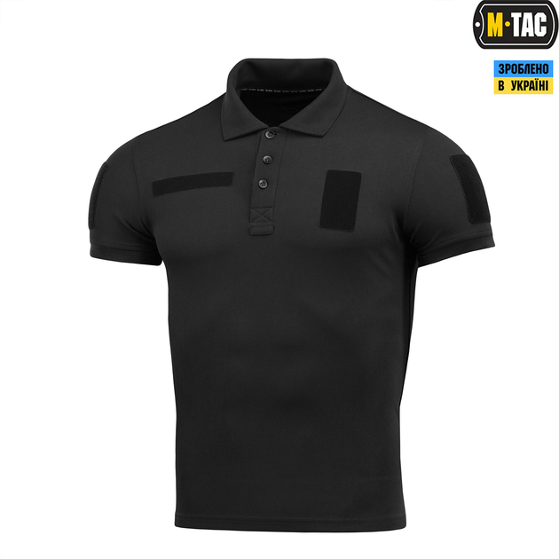 Поло тактовне M-Tac Polyester Black 2XL 80015002-2XL - зображення 1