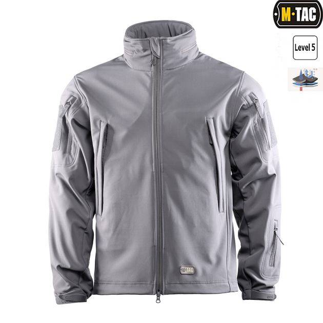 Куртка M-Tac Soft Shell Grey 2XL 20201011-2XL - изображение 2