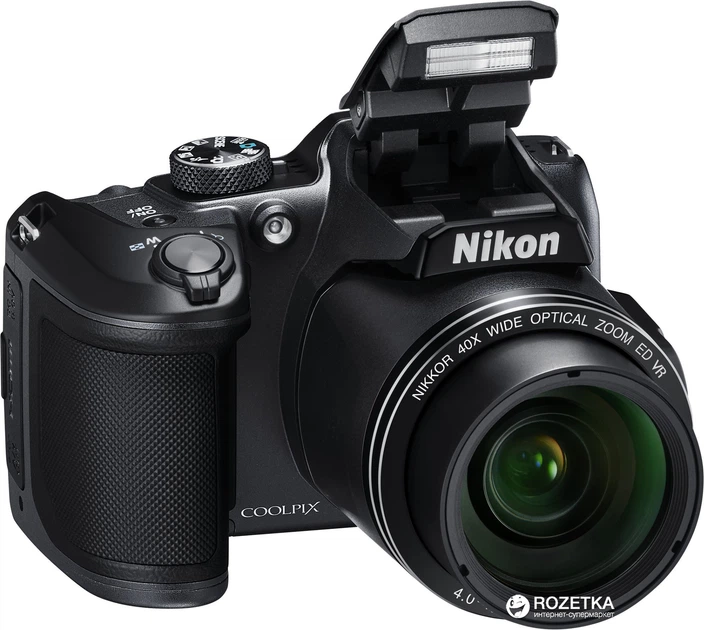 Фотоаппарат Nikon Coolpix B500 Black (VNA951E1) купить на ROZETKA