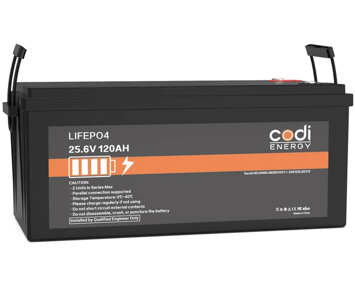 Аккумулятор Codi Energy LiFePO4 25.6V/120AH (3072 W*h) (литий-железо-фосфатный аккумулятор для ИБП (UPS)) - изображение 1