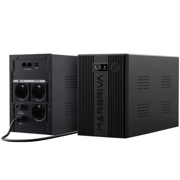 Джерело безперебійного живлення Marsriva MR-UF10001000VA Smart Line-Interactive UPS, MR-UF1000 (MR-UF1000) - изображение 2