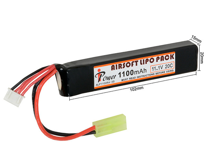 Акумулятор IPower LiPo 11.1v 1100mAh 20C - изображение 2