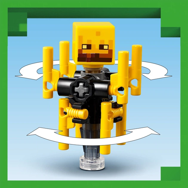 Конструктор LEGO Minecraft Битва с лавой в Незере 99 деталей