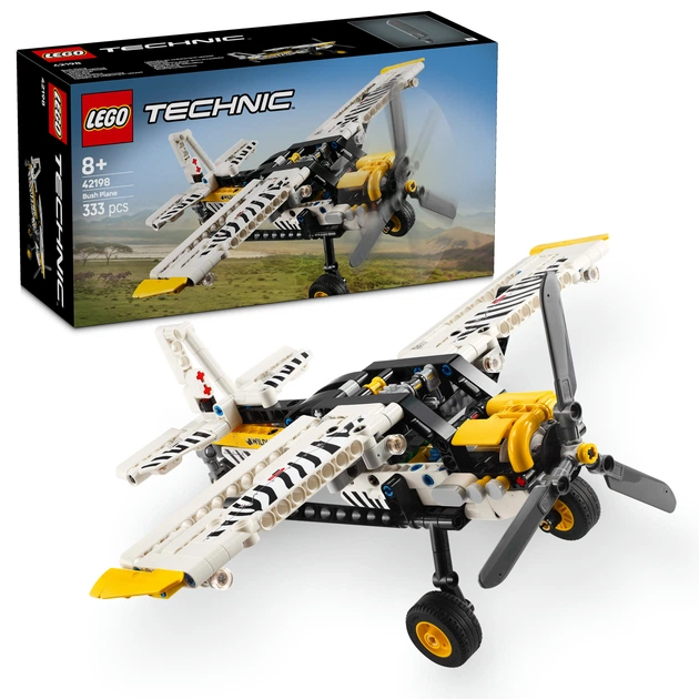 Конструктор LEGO Technic Буш-літак 333 деталі (42198) – іграшки з
