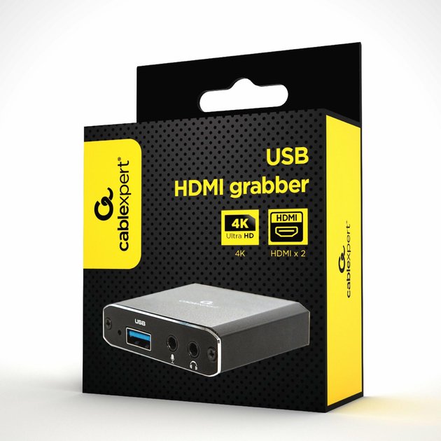 Адаптер відеозахоплення HDMI-сигналу 4K наскрізний HDMI Cablexpert - изображение 4
