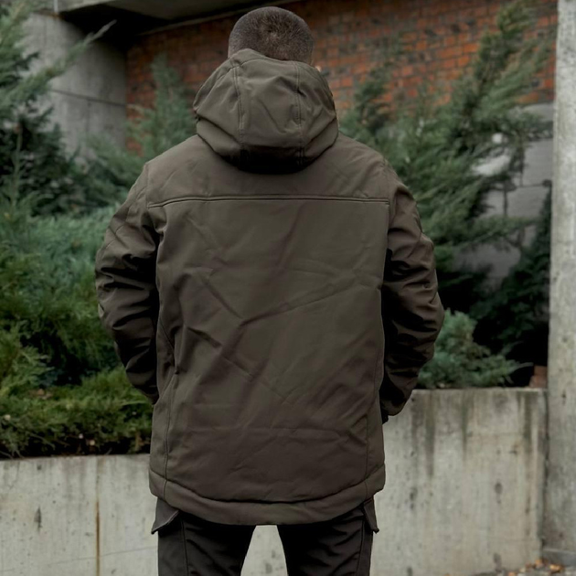 Зимова Куртка з підкладкою Omni-Heat KTZ 5.0 Softshell олива розмір 4XL - зображення 2