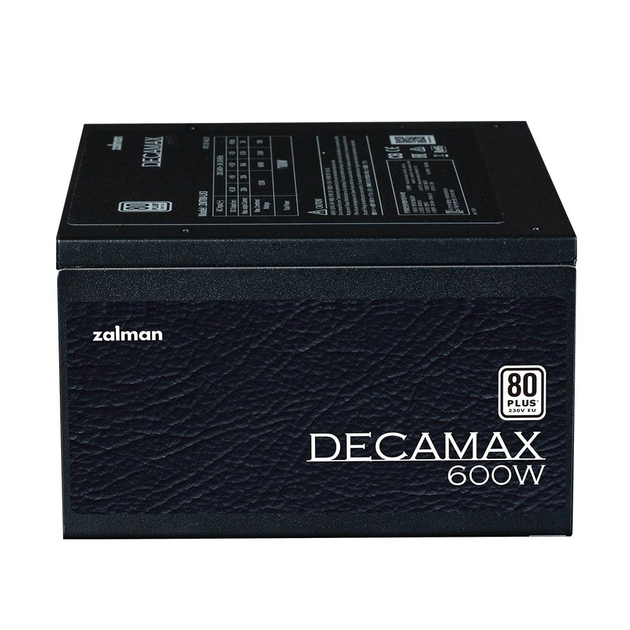 Блок питания Zalman Decamax ZM600-LX3 600W 1xMB 1xCPU 3xMolex 6xSATA 2xPCIe - изображение 1