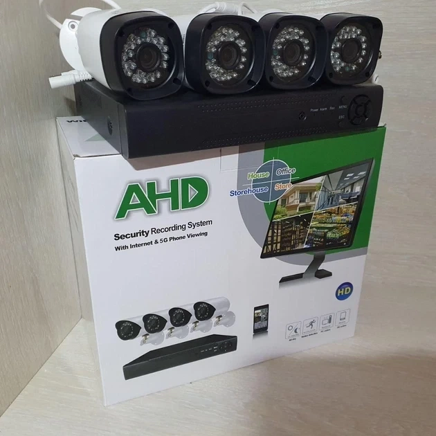 Набор уличных камер FULL AHD CCTV для видеонаблюдения 4 камеры 4 Мп - изображение 7