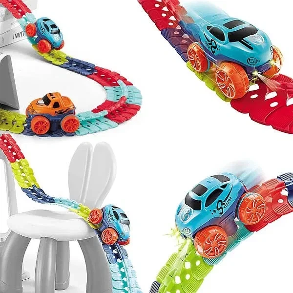 Гибкий гоночный трек трасса с машиной Cheangeble Track на 138 деталей - изображение 3