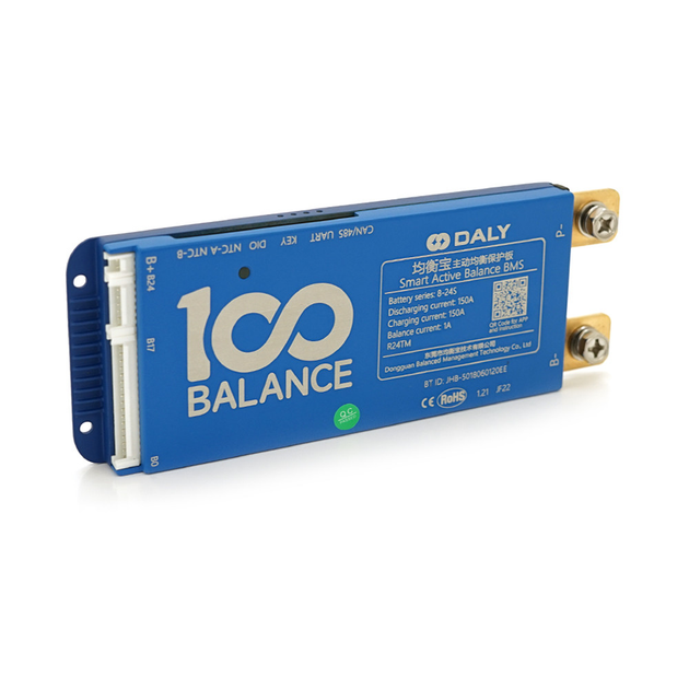 Universal BMS smart плата DaLy LiFePO4 8-24S 150A с Bluetooth + CAN + активный баллансир 1A - изображение 1