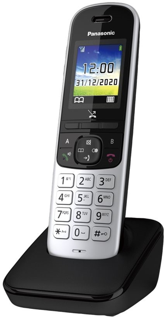 Телефон стаціонарний Panasonic KX-TGH710GS Black - зображення 1