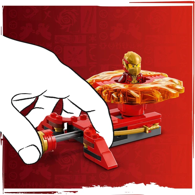 Конструктор LEGO Ninjago Дракон Кая Спін-джитсу 54 деталі (71823