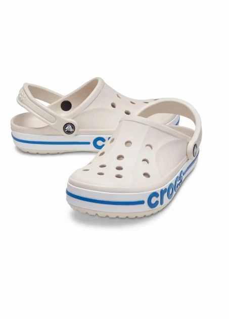 Крокси Сабо Унисекс Crocs Bayband Stucco/Bright Cobalt M4/W6(36) 22.5-23.2 см 205089 - изображение 2