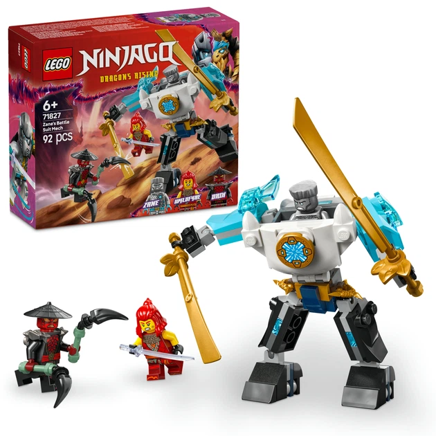 Конструктор LEGO Ninjago Боевой костюм-робот Зейна 92 детали