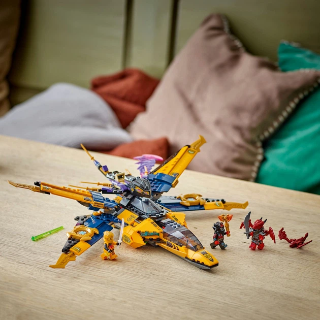 Конструктор LEGO Ninjago Суперштормовой реактивный самолет Рас и