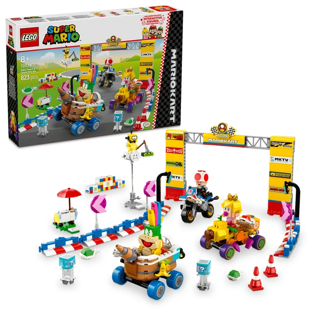 Конструктор LEGO Super Mario Mario Kart - Baby Peach & Grand Prix