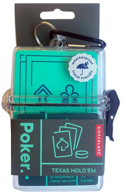 Gra planszowa Kikkerland Poker Travel Set (edycja angielska) (0612615121959) - obraz 1